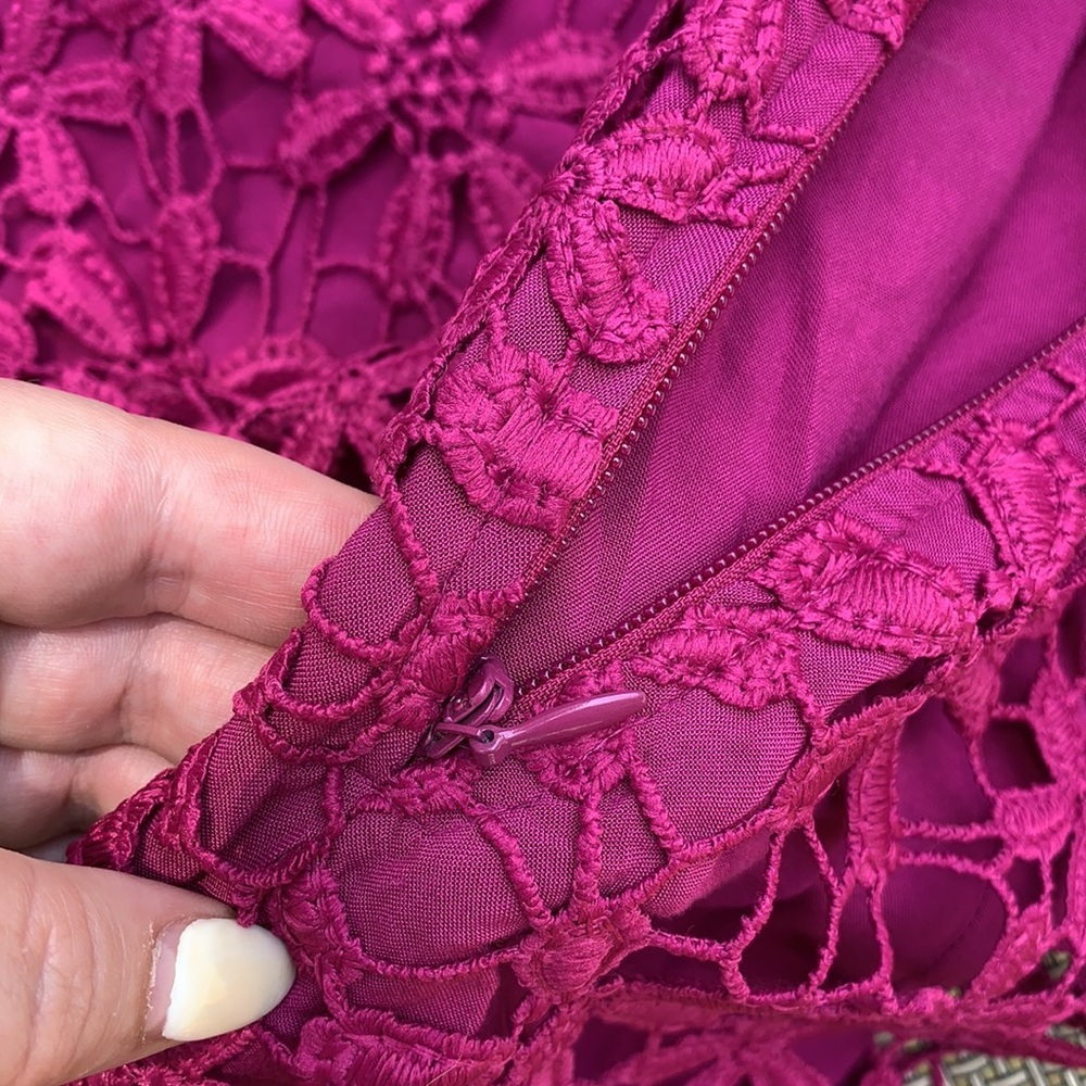 Crochet Floral Dress - Picture 6 of 12